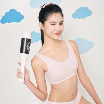 [Audrey Junior]透氣Air愛運動第一階學生型寬版背心式胸衣-甜美粉