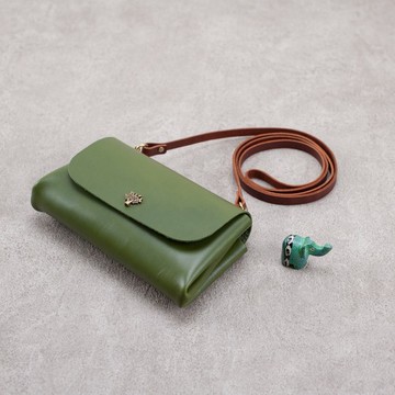 Be Two｜折疊側背包 抹茶綠