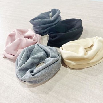 春秋冬男女桑蠶絲加絨圍脖真絲拉絨保暖套頭針織防風護頸脖套