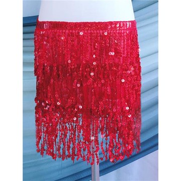 肚皮舞珍珠腰鏈刺繡腰巾流蘇珠片腰鏈舞蹈腰飾練習表演出腰帶兒童