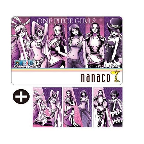 Onepiece Nanacoカード ワンピース ナナコ C Type Girls ナミ ロビン ハンコック ペローナ 新品 キャンセル不可 通販 Lineポイント最大0 5 Get Lineショッピング