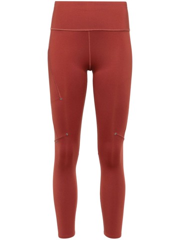 On Running - Performance Tights 7 | 8 leggings - women - Polyamide/Recycled Polyester/Spandex/Elastane/Elastane - XS - Brown