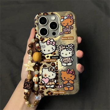 ins豹紋KT貓醬辣妹適用于三星s21ultra手機殼s23保護套s21 FE高級感S22新款S24+防摔note20ultra女款note10