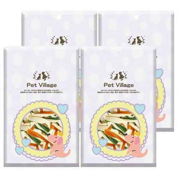 Pet Village 魔法村 多效潔牙三角螺旋棒  綜合  120g  4個