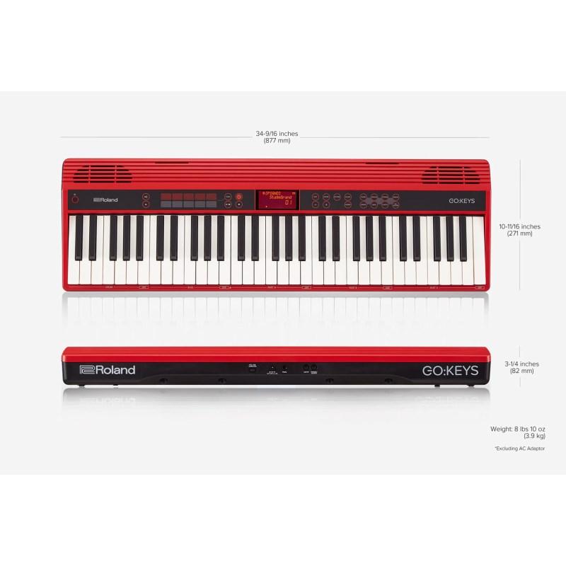 Roland GO:KEYS Entry Keyboard (GO-61K)) CB-GO61KP