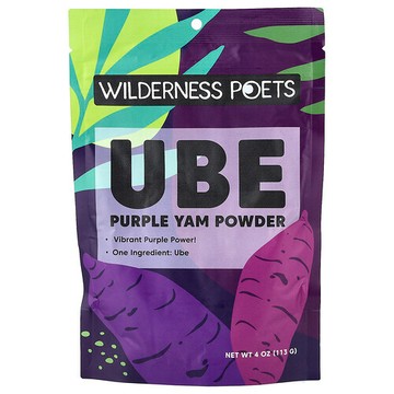 Wilderness Poets, Ube Purple Yam Powder, 4 oz (113 g)