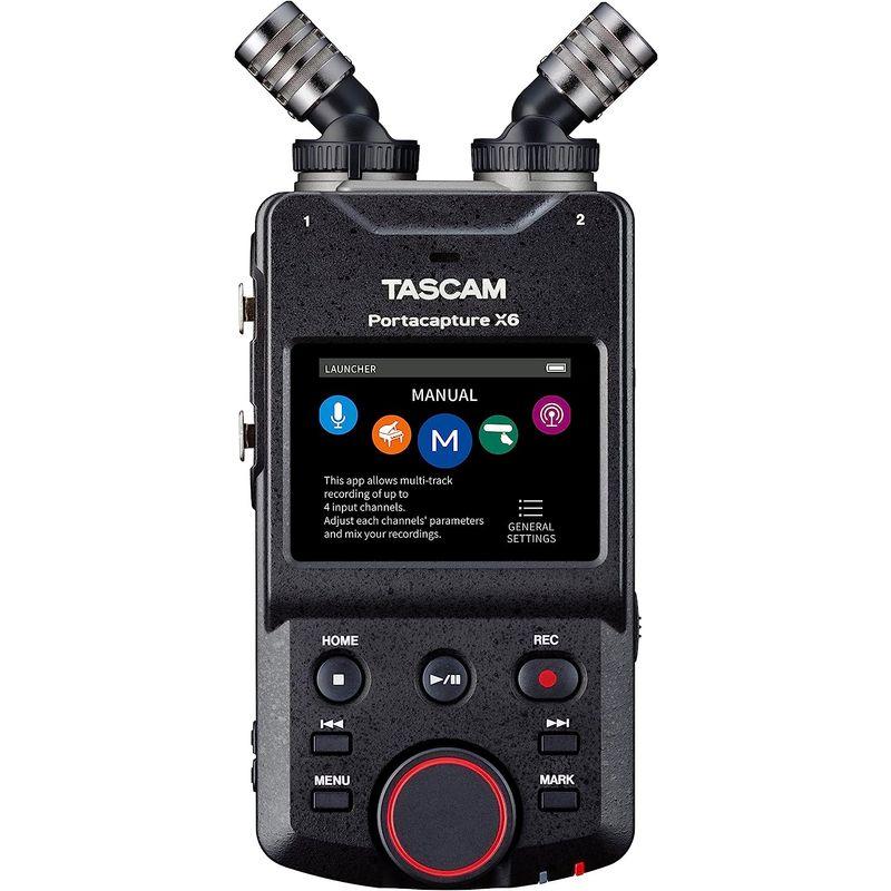 TASCAM(タスカム) Portacapture X6 32bitフロート 96kHz(ハイレゾ) 6トラックポータブルレコーダー ポッド