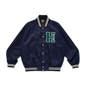 AirRoom正品 2024AW HUMAN MADE NYLON STADIUM JACKET 棒球 外套 緞面 尼龍