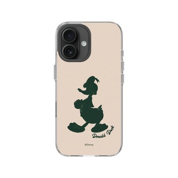 iPhone 16 Clear Case（相機按鈕） 透明 - 迪士尼-米奇 Mickey - 唐老鴨 - 剪影版
