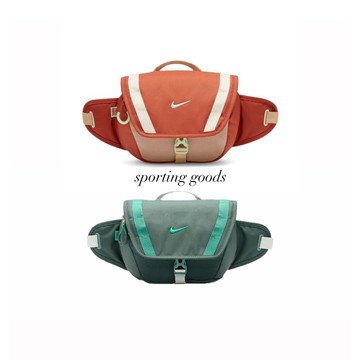 S.G NIKE HIKE WAISTPACK DJ9681-825/338 抗撕裂 兩用包 斜背 腰包 橘/綠
