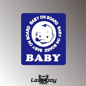 baby car 車貼 貼紙 防水貼紙 行李箱貼紙 安全帽貼紙 筆電貼紙 反光貼紙 汽車貼紙 機車貼紙