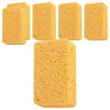 UYIKU Set 6 天然木材木漿清潔海綿  11 x 7 x 2.5cm  1組