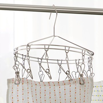 304不鏽鋼圓形晾曬架(12夾) 單一規格