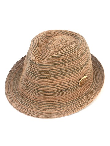 BU Simple Poly Summer Fedora [Brown]