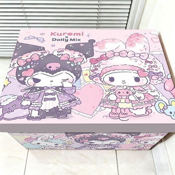 【臺灣-出貨】美樂蒂庫洛高顏值生日禮物空盒子大號精美收納包裝箱禮品盒正方形