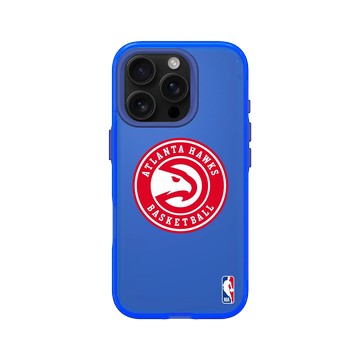iPhone 16 Pro Clear 激光藍 - NBA - Logo-亞特蘭大老鷹 Atlanta Hawks