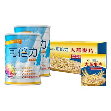 可倍力 均衡配方營養素(2罐)+可倍力 大燕麥片(37.5g/14包/單盒)【杏一】