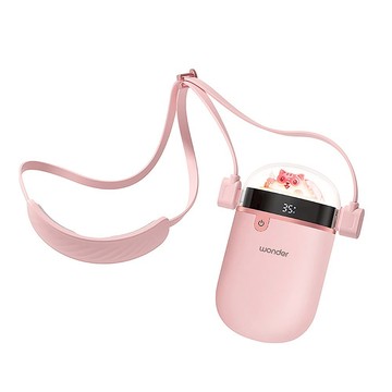 【WONDER】 充電式肩頸暖手寶 WH-W30HU 淡茱萸粉