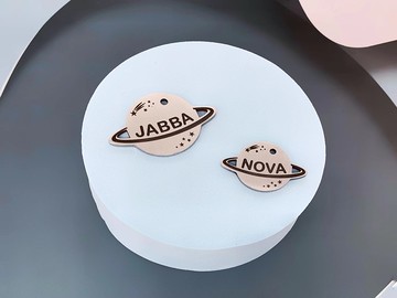 狗牌 貓牌 寵物吊牌 手工 客製化 不鏽鋼 星球 姓名牌 中英文刻字