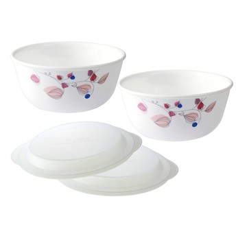 Corelle Brands 嫣紅微風900ml拉麵碗4件組
