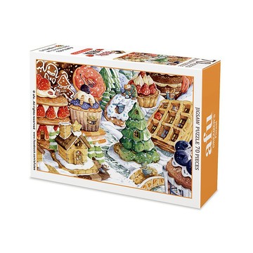 afu迷你拼圖 ( 70片 ) - 甜點城鎮