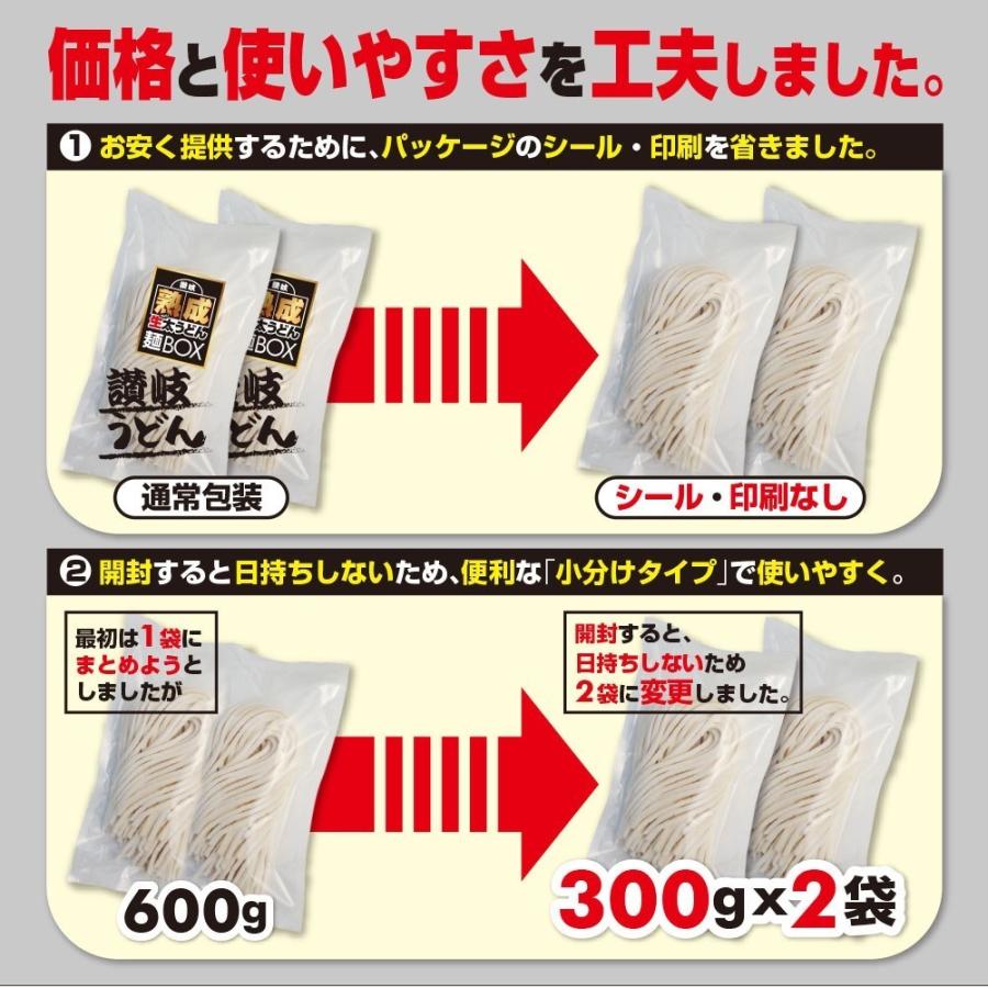 激ウマ 熟成 ちょい 生太 讃岐 うどん ドーンと 6食 便利な個包装 300g×2袋 600g 送料無料 最安値 挑戦