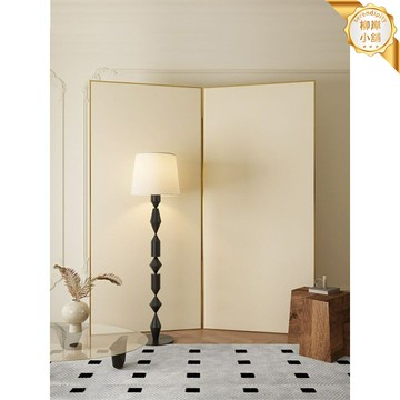 【奶油風隔斷】屏風 摺疊屏風 移動屏風 隔斷屏風 玄關屏風 臥室屏風 日式北歐簡約 鏤空設計 免打孔安裝 客廳書房辦公室