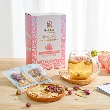 皇牌花旗參健脾花茶 (12包/盒) - 花旗參, 玫瑰花, 甘草