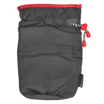 PulltEx 香檳束口保冷袋 - 尼龍材質 冷卻凝膠  香檳  黑色 + 紅色  1個