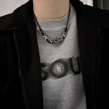 【台灣公司 可打統編】免運 新中式九眼天珠項鏈男女簡約百搭高級感民族風小眾設計可調節項飾 可開發票 全館五折 工廠現貨直銷 新品特價 z9211