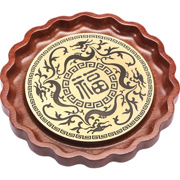 遠舍花梨銅木干泡盤家用簡約小號壺承紫砂壺承墊杯墊茶臺茶海托盤