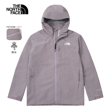 The North Face北面男款灰色FUTURELIGHT防水納米殼衝鋒衣｜8DF0G7O 外套