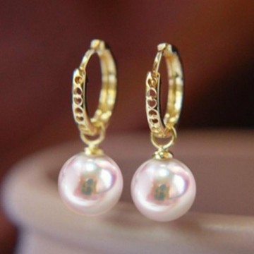 日本海水 Akoya 珍珠 耳環 中式 耳圈 18K金 一款兩戴 耳扣 耳飾 耳墜 天女級