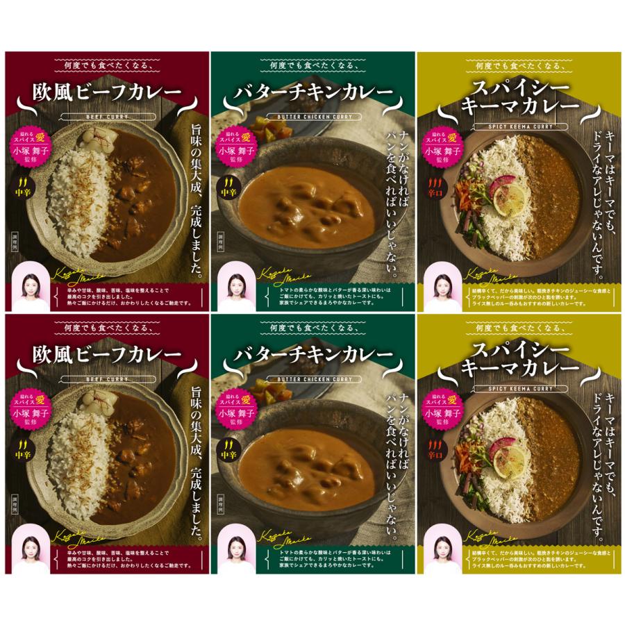 何度でも食べたくなるカレー 3種6食 セット カレー レトルト 惣菜