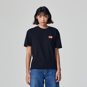 Lee 女款 寬鬆版 皮牌LOGO印花 短袖T恤 | Modern