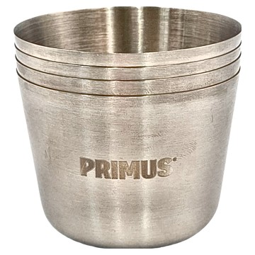 PRIMUS Shot glass 小酒杯 4入組 0.1L  1組  銀色