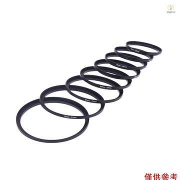 8 件過濾器升壓環適配器 49-52-55-58-62-67-72-77-82mm 49mm-82mm T1V