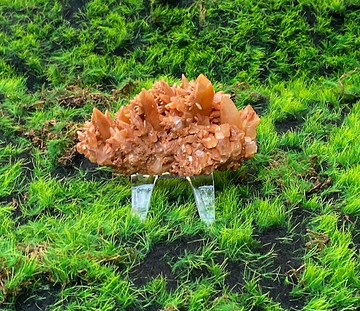 能量擺飾-一直有錢花 紅方解晶花簇 財運晶簇 招財開運 開工 禮品