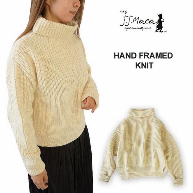 Jjマーサー タートルネック アラン ニット セーター J J Mercer レディース ウール100 ローゲージニット 長袖 英国製 Hand Framed Knit Aw19 Gwk01 通販 Lineポイント最大0 5 Get Lineショッピング
