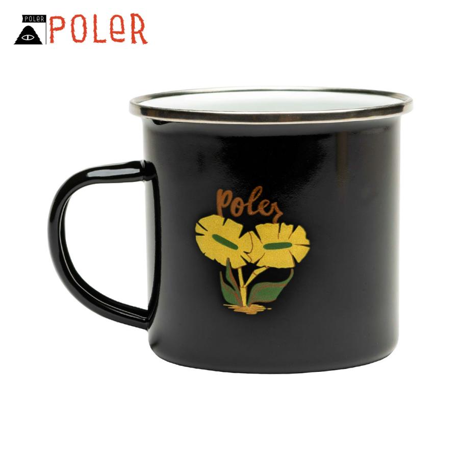 ポーラー マグカップ POLER アウトドア キャンプマグカップ CAMP MUG CUP BLACK 221ACM9101