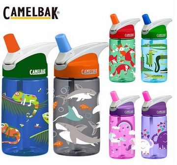 12年老店?CamelBak 駝峰0.4L咬嘴 兒童運動卡通水壺水瓶EDDY系列1入