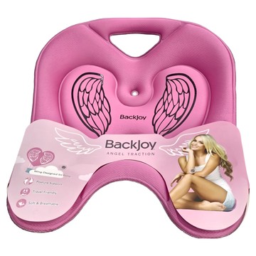 BackJoy 貝樂宜 天使美姿墊 奢華版 翅膀設計坐墊 柔軟透氣  粉紅色  38 x 34 x 10cm