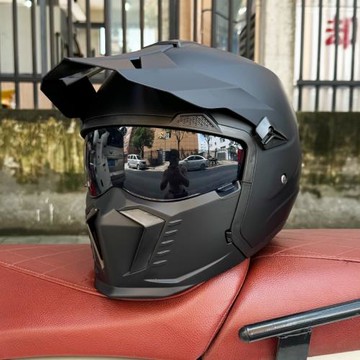 Orz街霸組合盔摩托車頭盔男女多功能復古全盔藍牙四季機車3C認證