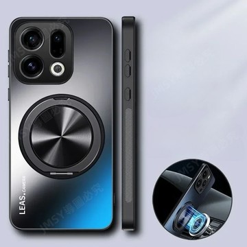 炫金磨砂 磁環支架 鏡頭全包手機殼 OPPO Find X9 Pro X9 防摔保護套