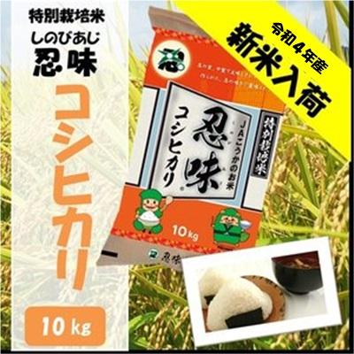 滋賀県産近江米　JAこうか　特別栽培米　忍味　コシヒカリ10kg　お米　白米