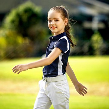 吉緹貓兒童高爾夫衣服女童短袖t恤夏季新款青少年golf吸汗速干