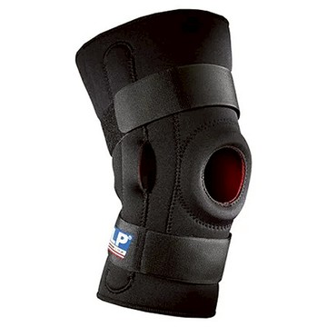 LP SUPPORT 樞紐式膝關節護具  XL  黑色  1個