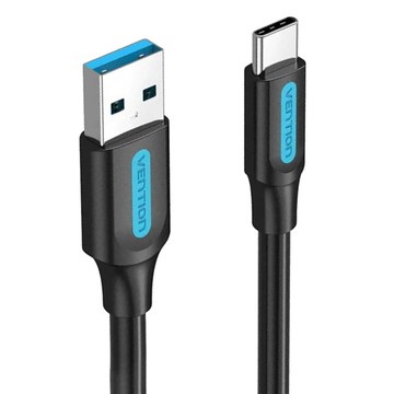 VEnTIOn 威迅 COW系列 USB-C to Mini USB 傳輸充電線 30g  1m  黑色  1條