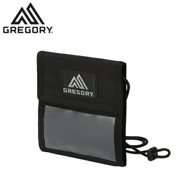 【【蘋果戶外】】GREGORY 135117-1041 黑 PASS HOLDER 輕量可調式證件夾 旅行用錢包 零錢袋