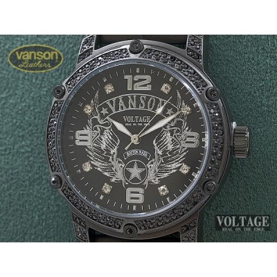 ヴォルテージ バンソン コラボモデル腕時計 VANSON×VOLTAGE NVWC-2203 ...